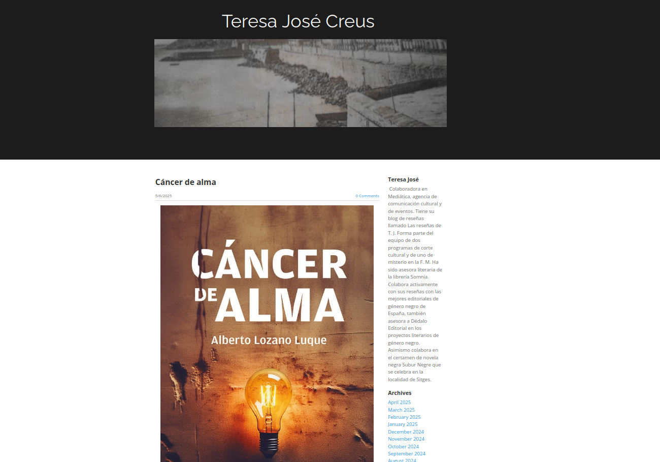 Reseña en la Revista Peregrinos y sus letras